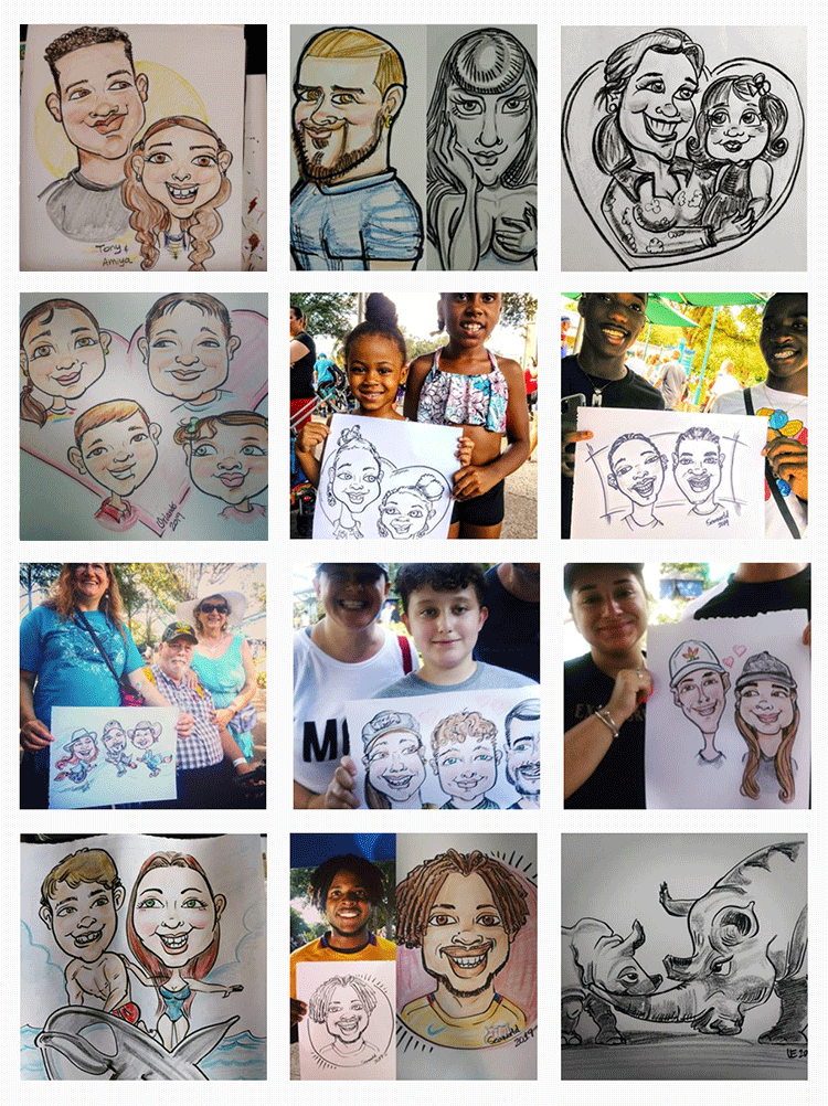 Caricatures by Game Developer